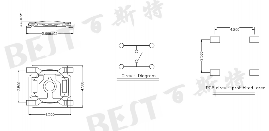 輕觸開關TS-1187AB